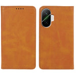 For Xiaomi Redmi Turbo 4 Pro 5G / Poco F7 5G Case Strong Magnetic PU Leather Phone Cover Calf Texture