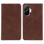 For Xiaomi Redmi Turbo 4 Pro 5G / Poco F7 5G Case Strong Magnetic PU Leather Phone Cover Calf Texture