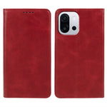 For OnePlus 13T 5G Case Strong Magnetic PU Leather Phone Cover Calf Texture