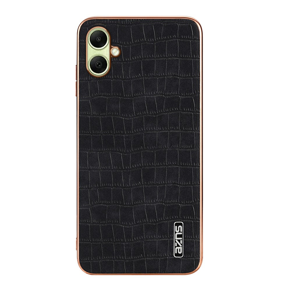 AZNS For Samsung Galaxy A08 5G / A08 4G / A07 5G / A07 4G Case Electroplating Crocodile Texture PU + TPU Phone Cover