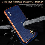 AZNS For Samsung Galaxy A08 5G / A08 4G / A07 5G / A07 4G Case Electroplating Crocodile Texture PU + TPU Phone Cover