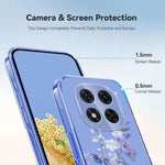 For Xiaomi Redmi Note 14 Pro 4G Case Butterfly Floral Pattern Printing TPU Phone Back Cover