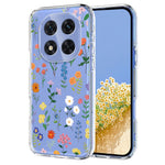For Xiaomi Redmi Note 14 Pro 4G Case Butterfly Floral Pattern Printing TPU Phone Back Cover