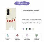 For Xiaomi Redmi Turbo 4 5G  /  Poco X7 Pro 5G Case Christmas Stockings Pattern Printing Straight Edge TPU Phone Back Cover