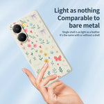 For Xiaomi Redmi Turbo 4 5G  /  Poco X7 Pro 5G Case Floral Bow Pattern Printing Straight Edge TPU Phone Back Cover