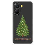 Xiaomi Redmi Turbo 4 5G / Poco X7 Pro 5G-skal med julgransmönster och rak kant i TPU-fodral