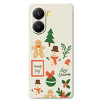 For Xiaomi Redmi Turbo 4 5G  /  Poco X7 Pro 5G Case Christmas Snowman Pattern Printing Straight Edge TPU Phone Back Cover
