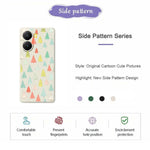For Xiaomi Redmi Turbo 4 5G  /  Poco X7 Pro 5G Case Colorful Trees Pattern Printing Straight Edge TPU Phone Back Cover
