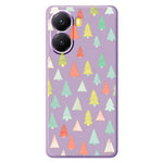For Xiaomi Redmi Turbo 4 5G  /  Poco X7 Pro 5G Case Colorful Trees Pattern Printing Straight Edge TPU Phone Back Cover