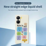 For Xiaomi Redmi Turbo 4 5G  /  Poco X7 Pro 5G Case Colored Sticky Notes Pattern Printing Straight Edge TPU Phone Back Cover
