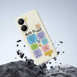 For Xiaomi Redmi Turbo 4 5G  /  Poco X7 Pro 5G Case Colored Sticky Notes Pattern Printing Straight Edge TPU Phone Back Cover