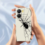 For Xiaomi Redmi Turbo 4 5G  /  Poco X7 Pro 5G Case Spider Pattern Printing Straight Edge TPU Phone Back Cover