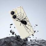 For Xiaomi Redmi Turbo 4 5G  /  Poco X7 Pro 5G Case Spider Pattern Printing Straight Edge TPU Phone Back Cover
