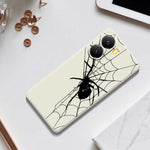For Xiaomi Redmi Turbo 4 5G  /  Poco X7 Pro 5G Case Spider Pattern Printing Straight Edge TPU Phone Back Cover