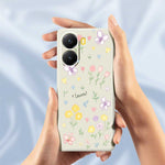 For Xiaomi Redmi Turbo 4 5G  /  Poco X7 Pro 5G Case Small Flowers Pattern Printing Straight Edge TPU Phone Back Cover