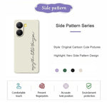 For Xiaomi Redmi Turbo 4 5G  /  Poco X7 Pro 5G Case WordArt Pattern Printing Straight Edge TPU Phone Back Cover