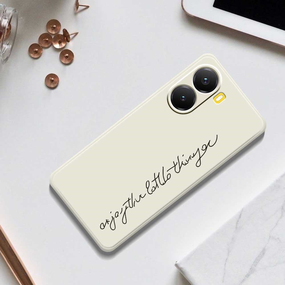 For Xiaomi Redmi Turbo 4 5G  /  Poco X7 Pro 5G Case WordArt Pattern Printing Straight Edge TPU Phone Back Cover