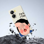 For Xiaomi Redmi Turbo 4 5G  /  Poco X7 Pro 5G Case Make Faces Kid Pattern Printing Straight Edge TPU Phone Back Cover