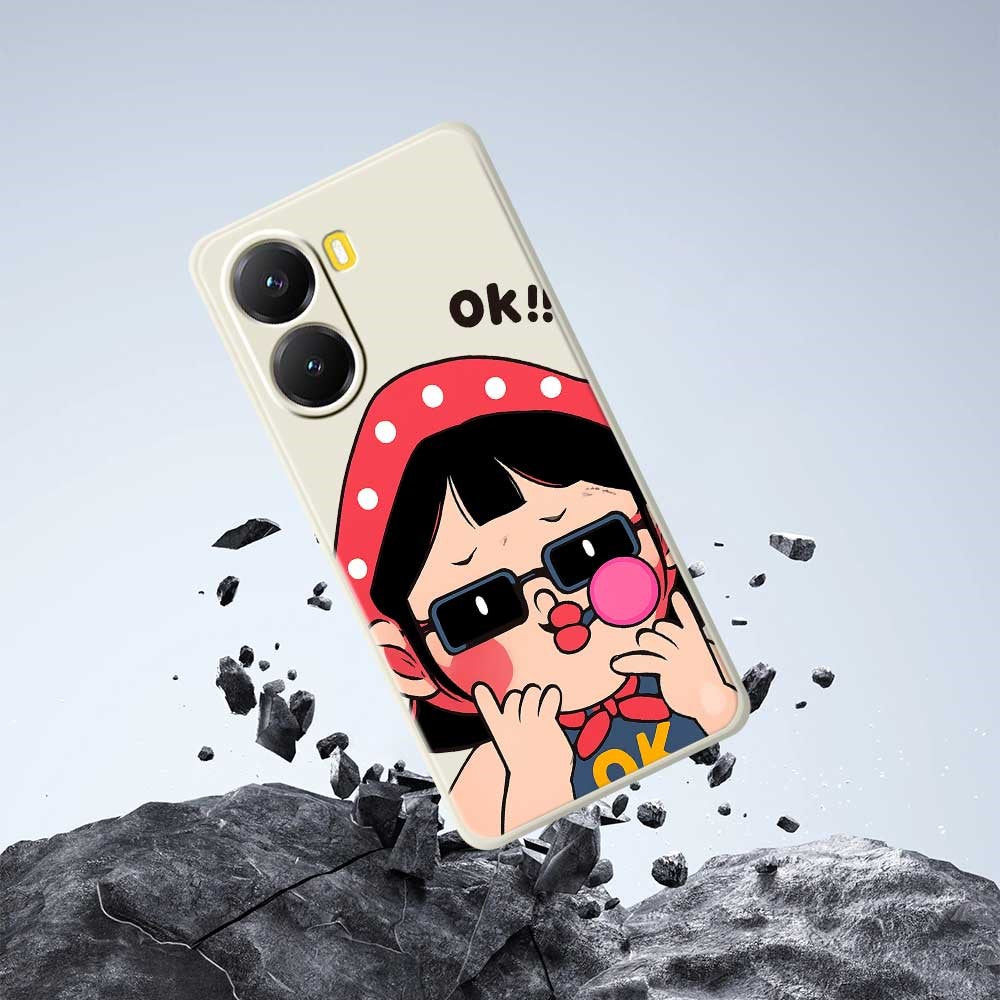 For Xiaomi Redmi Turbo 4 5G  /  Poco X7 Pro 5G Case Cute Kid Pattern Printing Straight Edge TPU Phone Back Cover