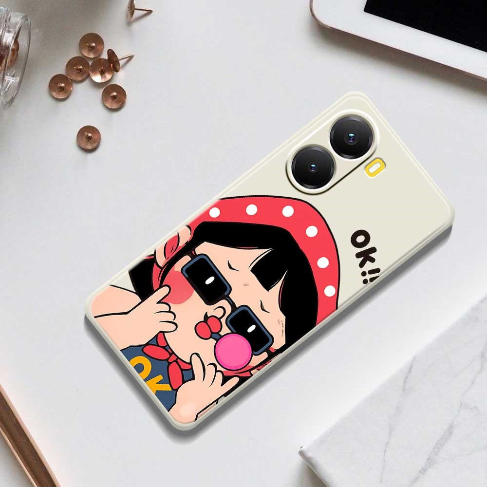 For Xiaomi Redmi Turbo 4 5G  /  Poco X7 Pro 5G Case Cute Kid Pattern Printing Straight Edge TPU Phone Back Cover