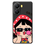 For Xiaomi Redmi Turbo 4 5G  /  Poco X7 Pro 5G Case Cute Kid Pattern Printing Straight Edge TPU Phone Back Cover