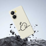 For Xiaomi Redmi Turbo 4 5G  /  Poco X7 Pro 5G Case Stick Figure Pattern Printing Straight Edge TPU Phone Back Cover