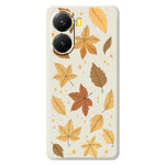 For Xiaomi Redmi Turbo 4 5G  /  Poco X7 Pro 5G Case Maple Leaves Pattern Printing Straight Edge TPU Phone Back Cover