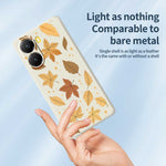For Xiaomi Redmi Turbo 4 5G  /  Poco X7 Pro 5G Case Maple Leaves Pattern Printing Straight Edge TPU Phone Back Cover