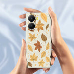 For Xiaomi Redmi Turbo 4 5G  /  Poco X7 Pro 5G Case Maple Leaves Pattern Printing Straight Edge TPU Phone Back Cover