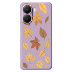 For Xiaomi Redmi Turbo 4 5G  /  Poco X7 Pro 5G Case Maple Leaves Pattern Printing Straight Edge TPU Phone Back Cover