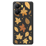 For Xiaomi Redmi Turbo 4 5G  /  Poco X7 Pro 5G Case Maple Leaves Pattern Printing Straight Edge TPU Phone Back Cover