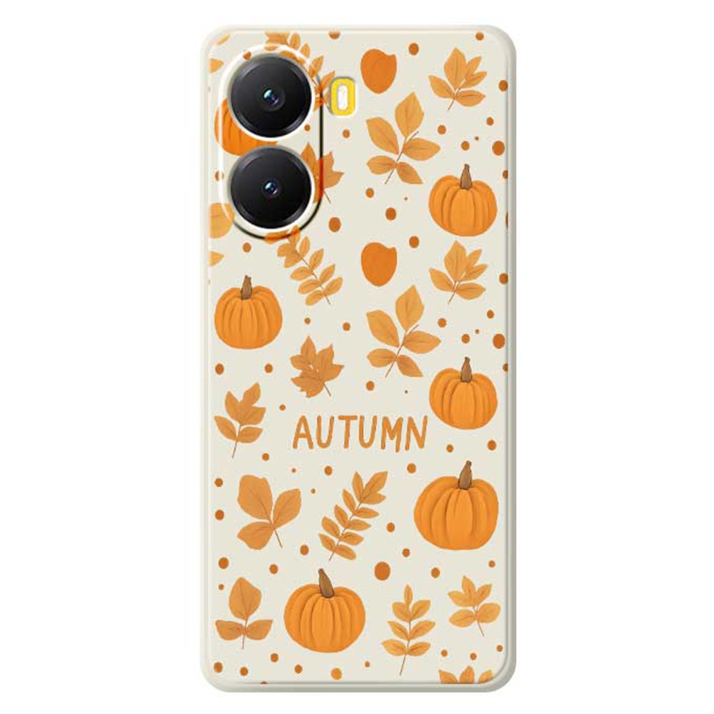 For Xiaomi Redmi Turbo 4 5G  /  Poco X7 Pro 5G Case Autumn Theme Pattern Printing Straight Edge TPU Phone Back Cover