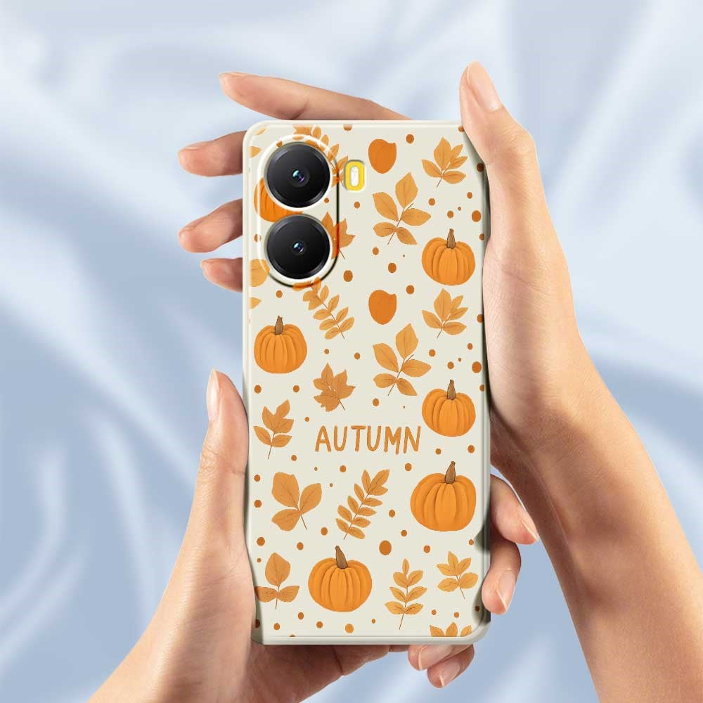 For Xiaomi Redmi Turbo 4 5G  /  Poco X7 Pro 5G Case Autumn Theme Pattern Printing Straight Edge TPU Phone Back Cover