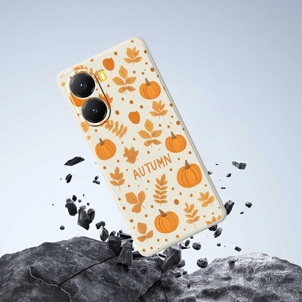 For Xiaomi Redmi Turbo 4 5G  /  Poco X7 Pro 5G Case Autumn Theme Pattern Printing Straight Edge TPU Phone Back Cover
