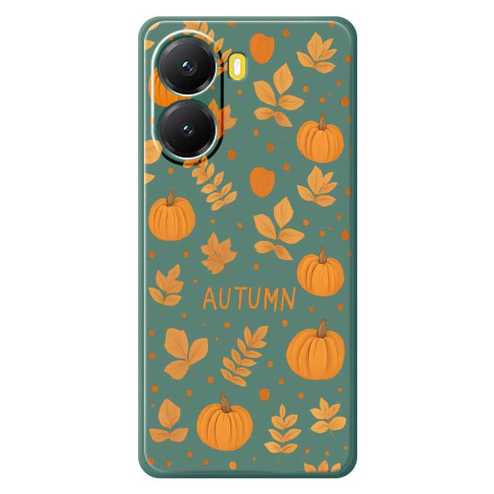 For Xiaomi Redmi Turbo 4 5G  /  Poco X7 Pro 5G Case Autumn Theme Pattern Printing Straight Edge TPU Phone Back Cover