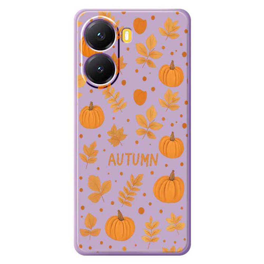 For Xiaomi Redmi Turbo 4 5G  /  Poco X7 Pro 5G Case Autumn Theme Pattern Printing Straight Edge TPU Phone Back Cover