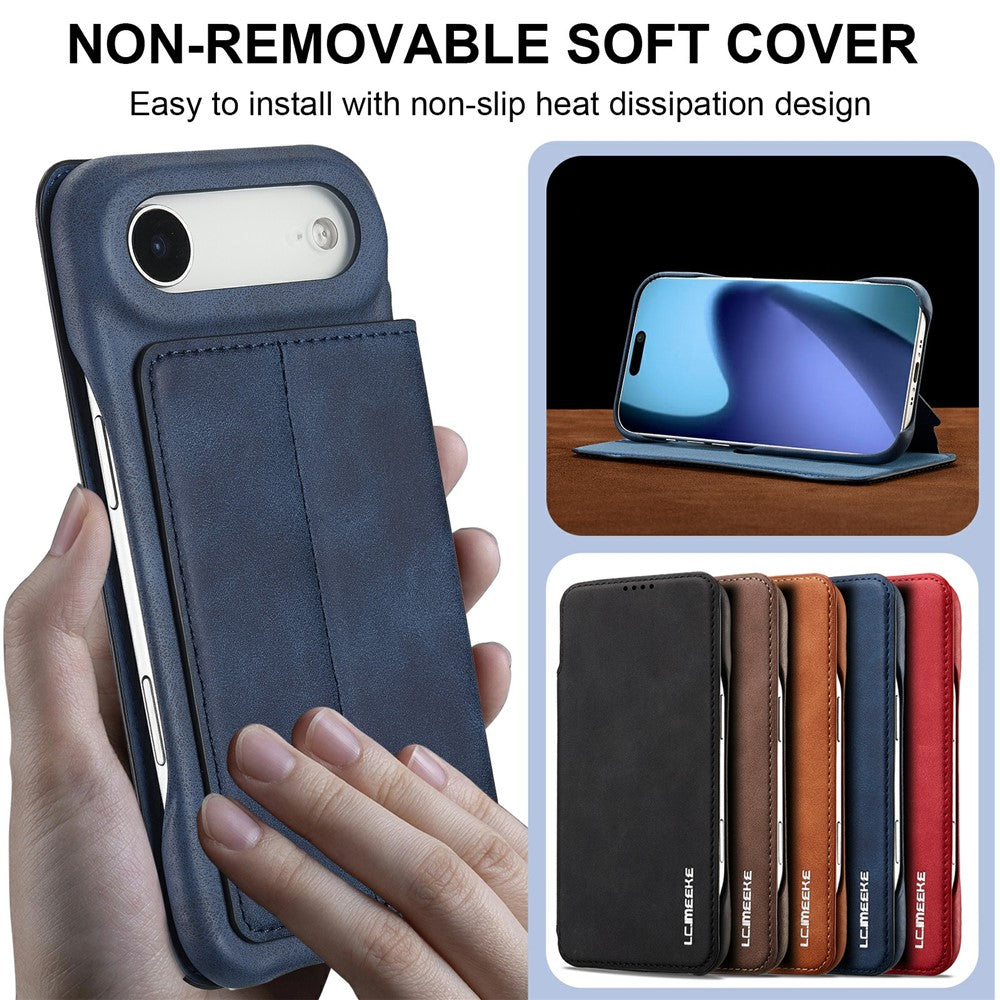 LC.IMEEKE For iPhone Air Case Card Holder Stand Leather Phone Cover