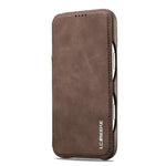 LC.IMEEKE For iPhone 18 Pro / 17 Pro Case Card Holder Stand Leather Phone Cover