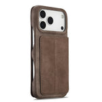 LC.IMEEKE For iPhone 18 Pro / 17 Pro Case Card Holder Stand Leather Phone Cover