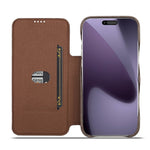 LC.IMEEKE For iPhone 18 Pro / 17 Pro Case Card Holder Stand Leather Phone Cover