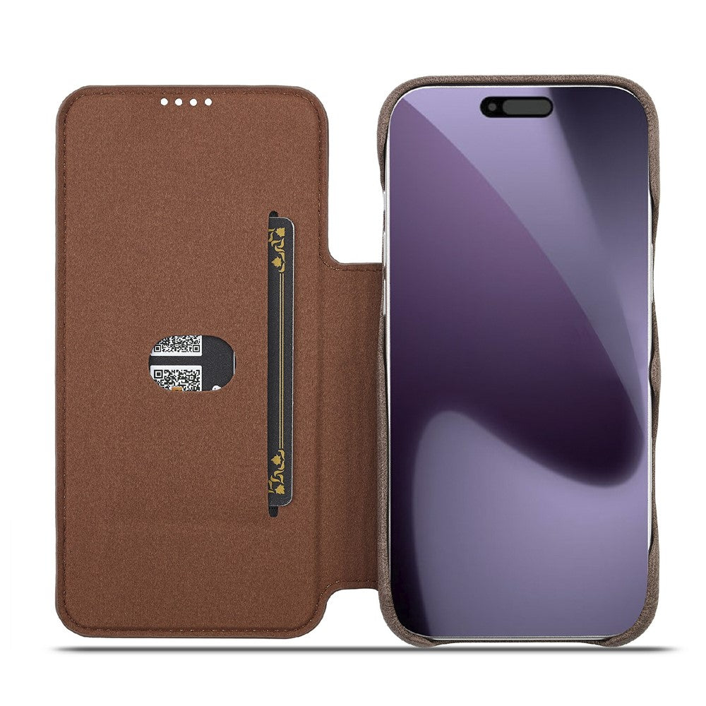 LC.IMEEKE For iPhone 18 Pro / 17 Pro Case Card Holder Stand Leather Phone Cover