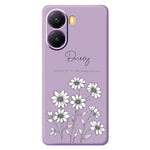 For Xiaomi Redmi Turbo 4 5G  /  Poco X7 Pro 5G Case Sketch Flowers Pattern Printing Straight Edge TPU Phone Back Cover