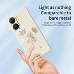 For Xiaomi Redmi Turbo 4 5G  /  Poco X7 Pro 5G Case Sketch Leaves Pattern Printing Straight Edge TPU Phone Back Cover
