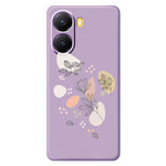 For Xiaomi Redmi Turbo 4 5G  /  Poco X7 Pro 5G Case Sketch Leaves Pattern Printing Straight Edge TPU Phone Back Cover