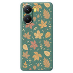 For Xiaomi Redmi Turbo 4 5G  /  Poco X7 Pro 5G Case Leaves Pattern Printing Straight Edge TPU Phone Back Cover