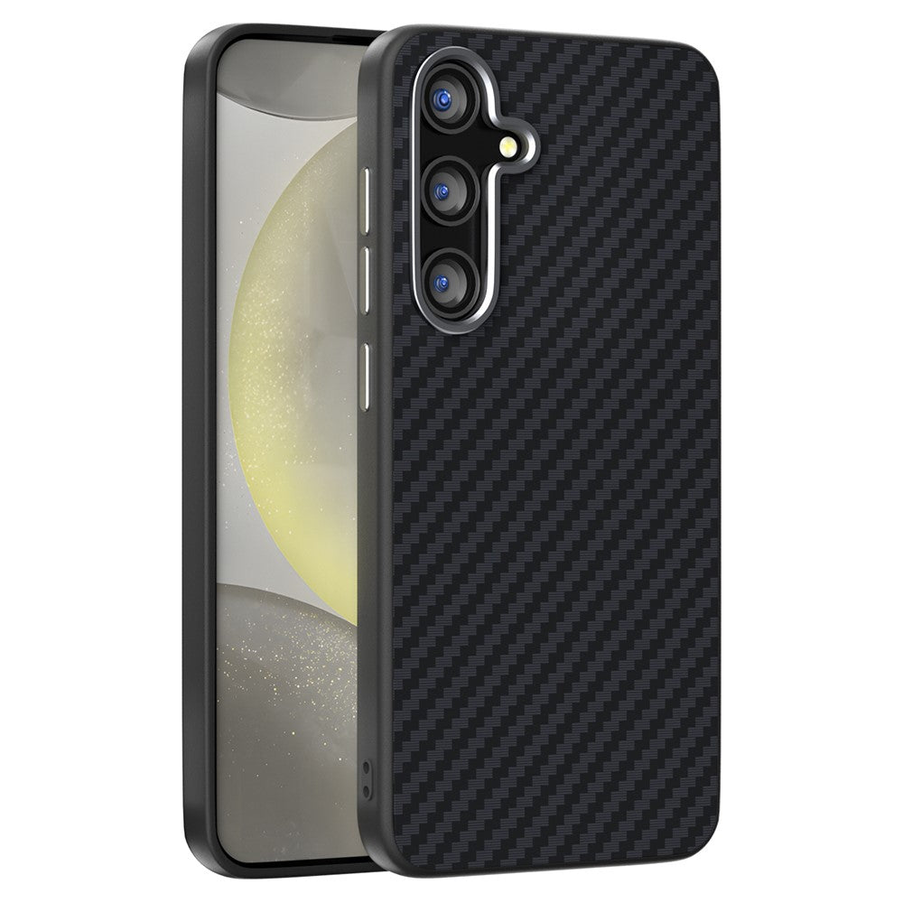 ABEEL For Samsung Galaxy S25 FE Magnetic Case Carbon Fiber Texture Back Cover