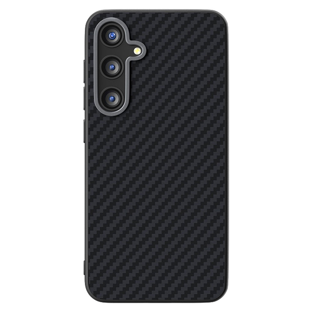 ABEEL For Samsung Galaxy S25 FE Magnetic Case Carbon Fiber Texture Back Cover