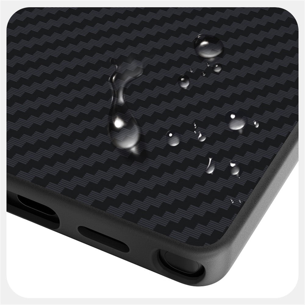 ABEEL For Samsung Galaxy S25 FE Magnetic Case Carbon Fiber Texture Back Cover