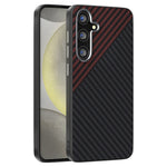 ABEEL For Samsung Galaxy S25 FE Magnetic Case Carbon Fiber Texture Back Cover