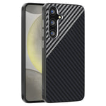 ABEEL For Samsung Galaxy S25 FE Magnetic Case Carbon Fiber Texture Back Cover